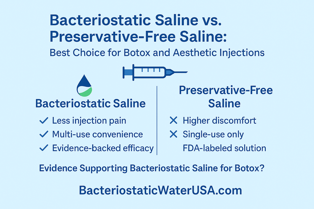 Bacteriostatic Saline vs. Preservative-Free Saline