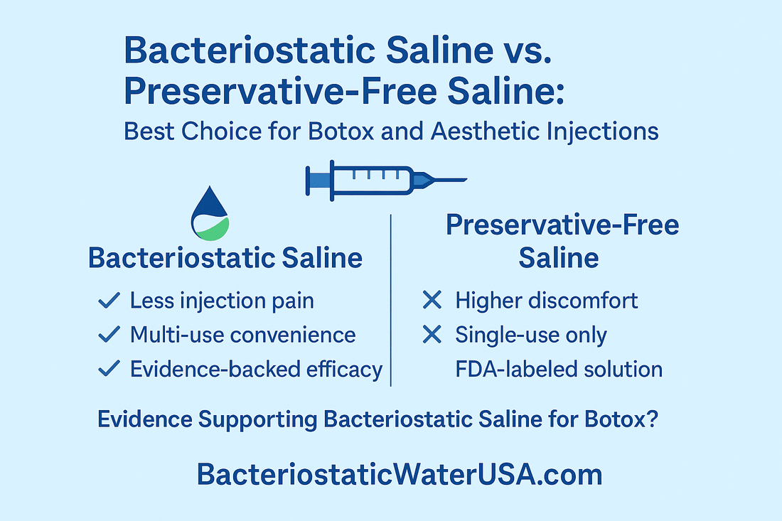 Bacteriostatic Saline vs. Preservative-Free Saline - Bacteriostatic Water USA