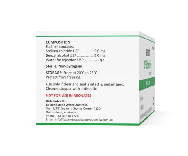 Bacteriostatic Sodium Chloride 20ml x 10 QTY Pack