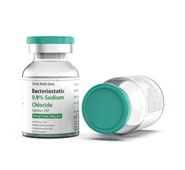 Bacteriostatic Sodium Chloride (Preserved Saline) 10ml x 2 QTY - Bacteriostatic Water USA