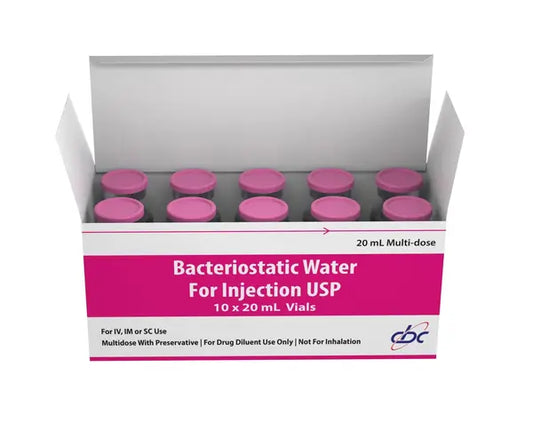 Bacteriostatic Water 20ml (10-Pack)