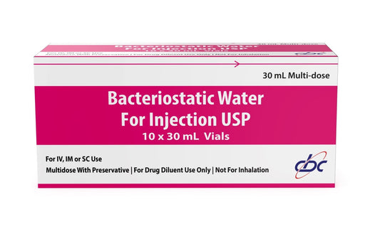 Bacteriostatic Water 30ml (10-Pack) - Bacteriostatic Water USA