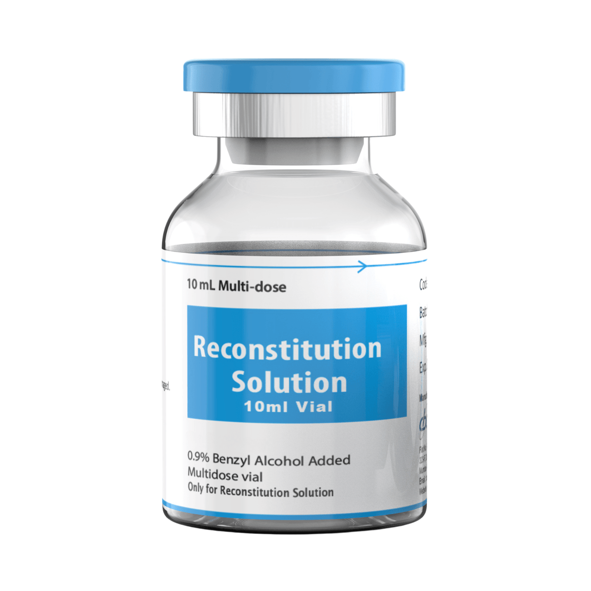 Reconstitution Solution 10ml x 1 QTY - Bacteriostatic Water USA