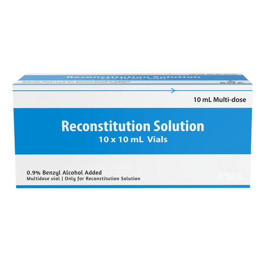 Reconstitution Solution 10ml x 10 QTY Pack - Bacteriostatic Water USA