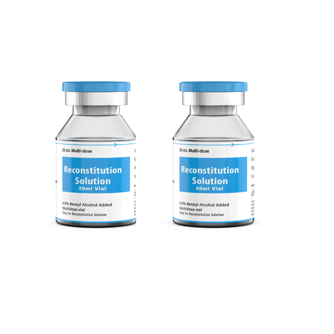 Reconstitution Solution 20ml x 2 QTY Vials - Bacteriostatic Water USA