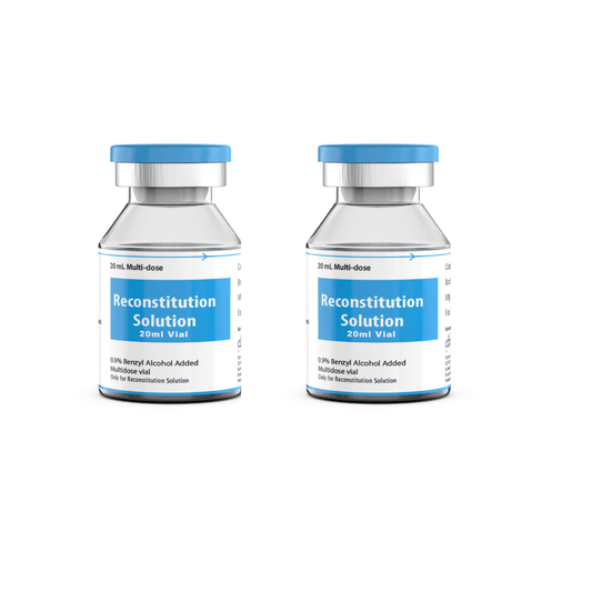 Reconstitution Solution 20ml x 2 QTY Vials - Bacteriostatic Water USA