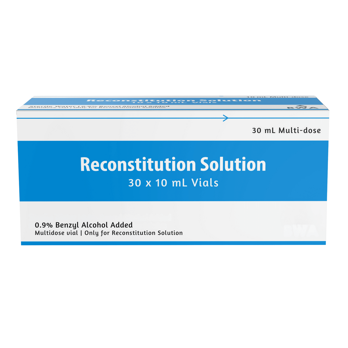Reconstitution Solution 30ml x 10 QTY Pack - Bacteriostatic Water USA