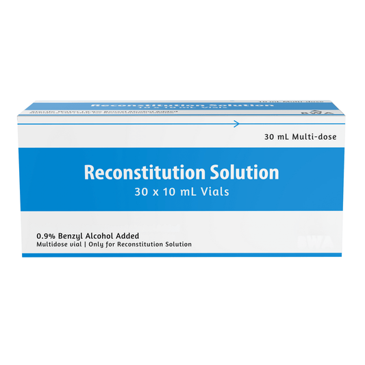 Reconstitution Solution 30ml x 10 QTY Pack - Bacteriostatic Water USA