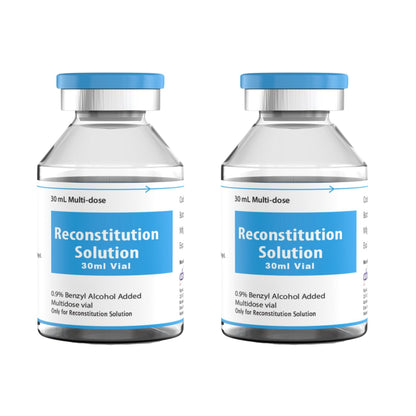 Reconstitution Solution 30ml x 2 QTY Vials - Bacteriostatic Water USA
